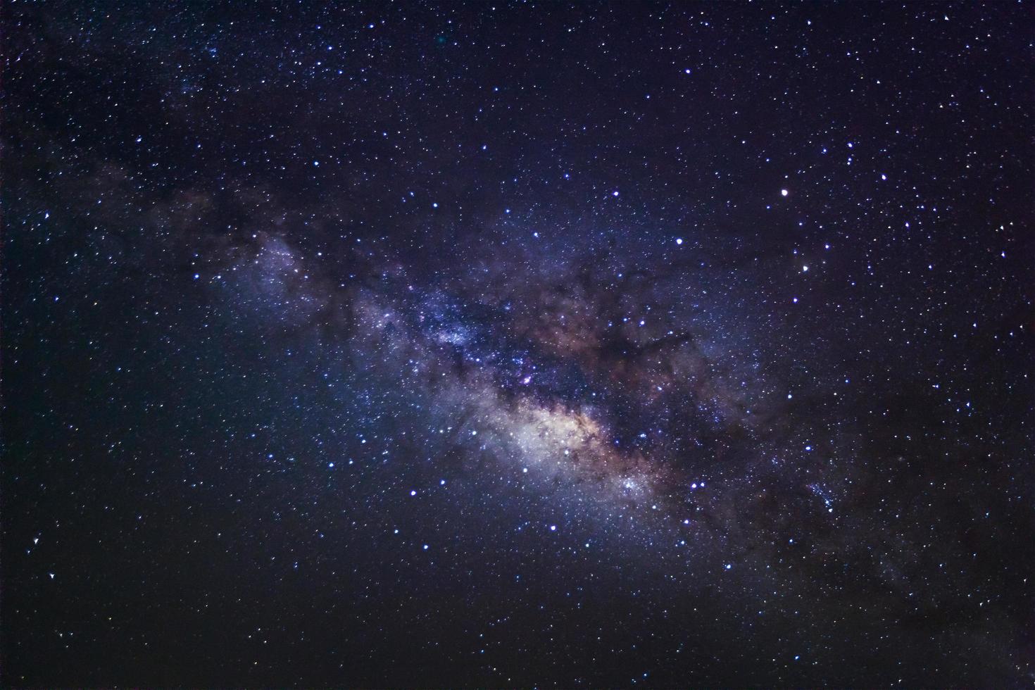 Milky Way Galaxy,Long exposure photograph photo