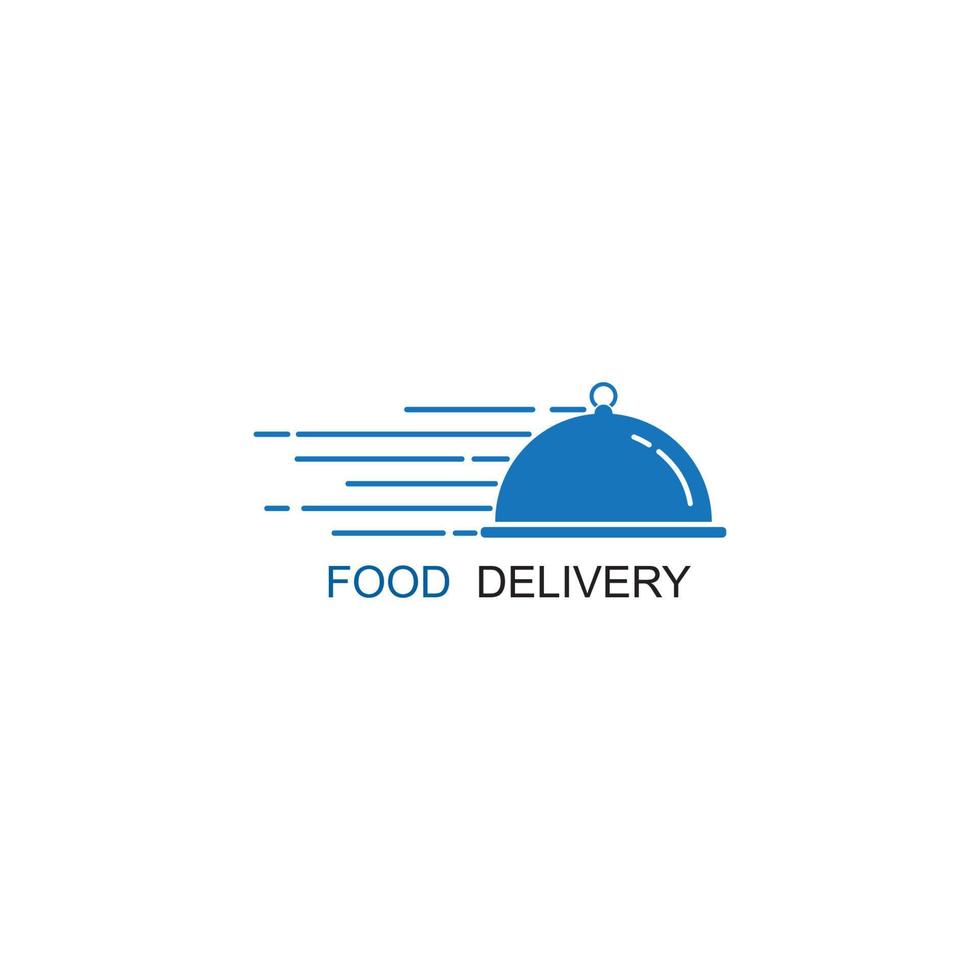 Food Delivery Logo Template Design. vector