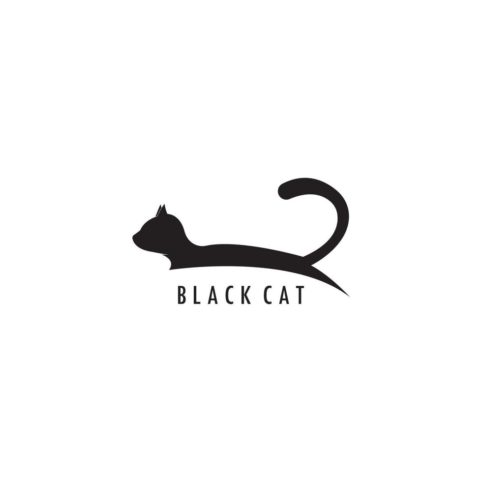 Cat icon logo vector