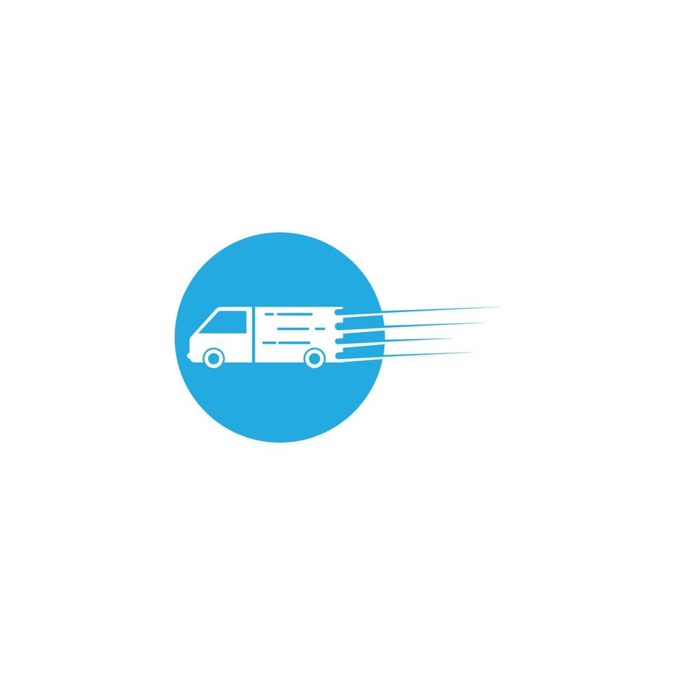 Delivery truck icon vector