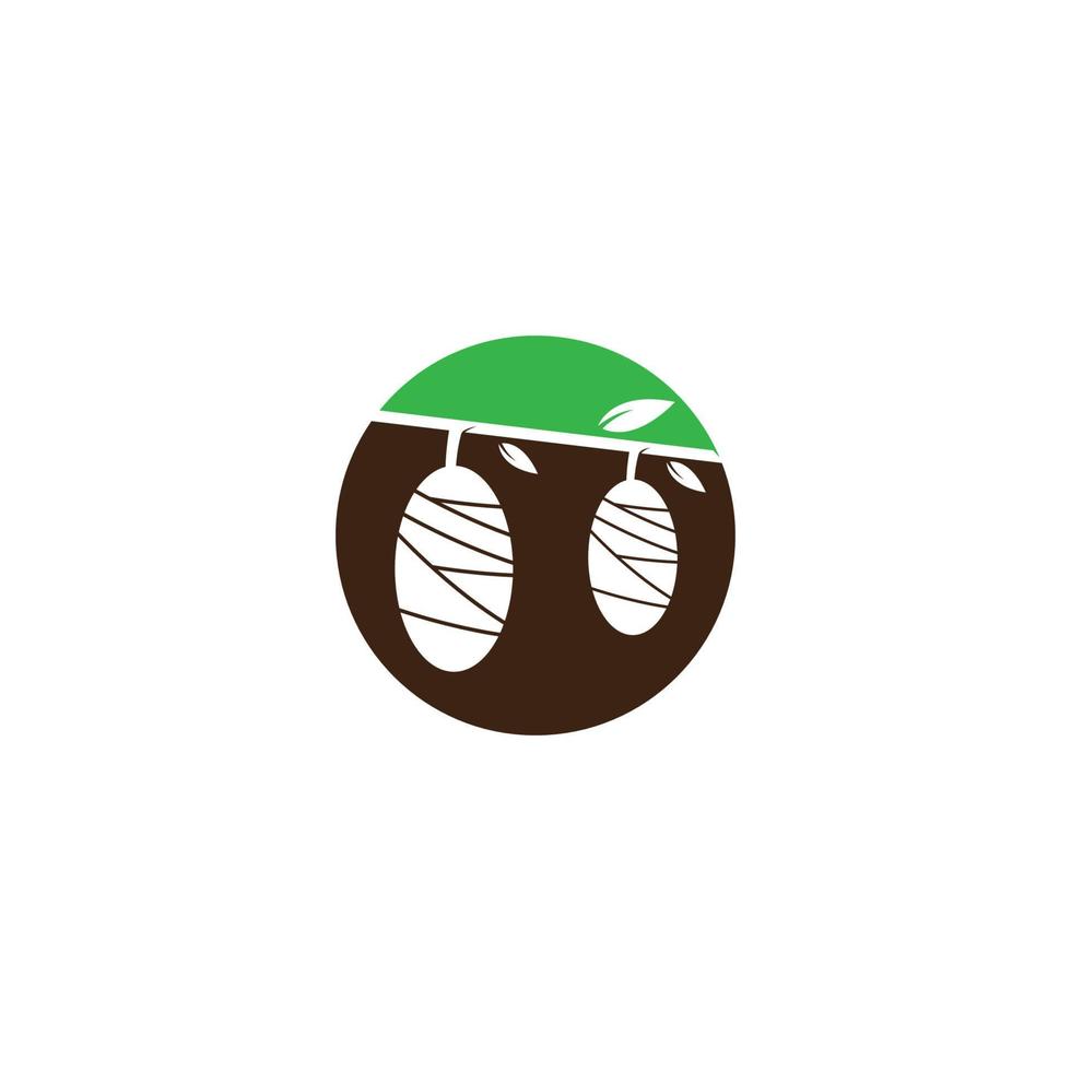 Cocoon logo template vector