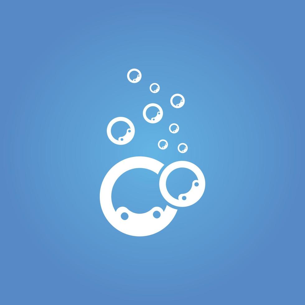 Bubble  icon vector