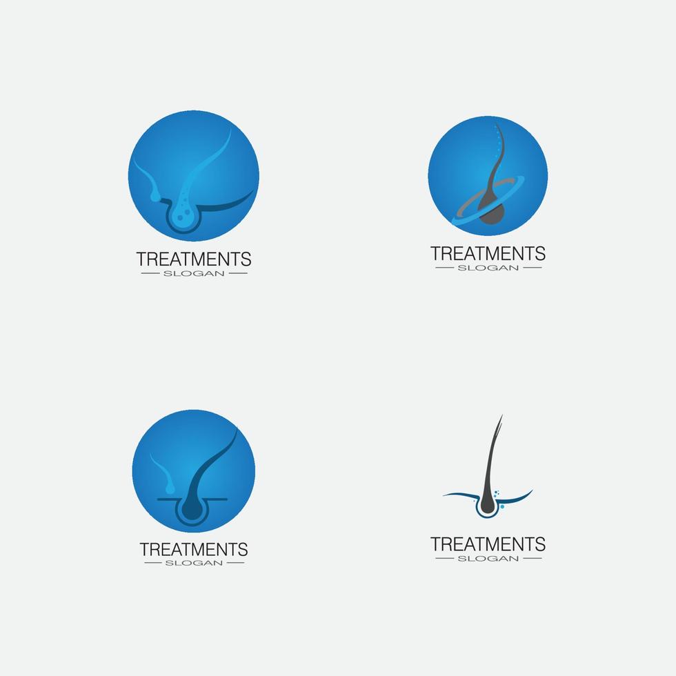 Hair treatments icon illustration vector