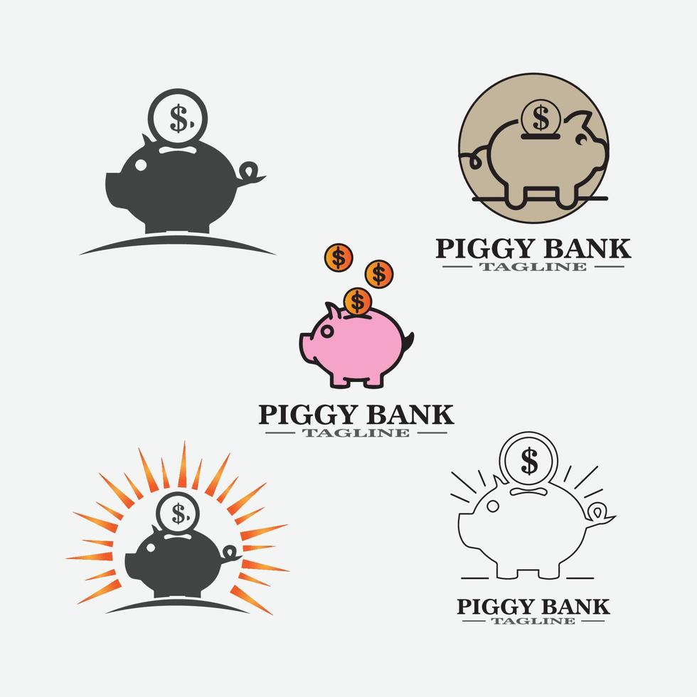 Cartoon pig Design illustration vector