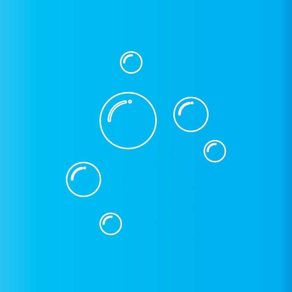 Bubble  icon vector