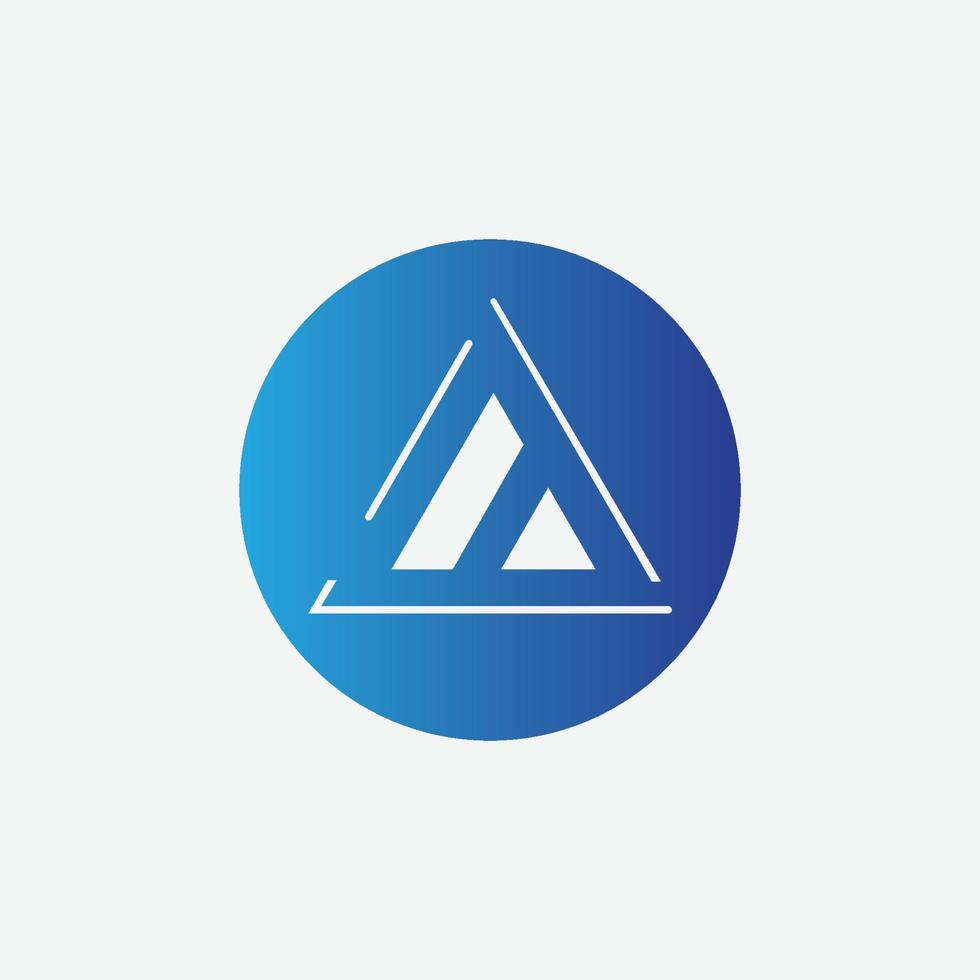 Triangle Icon Design vector