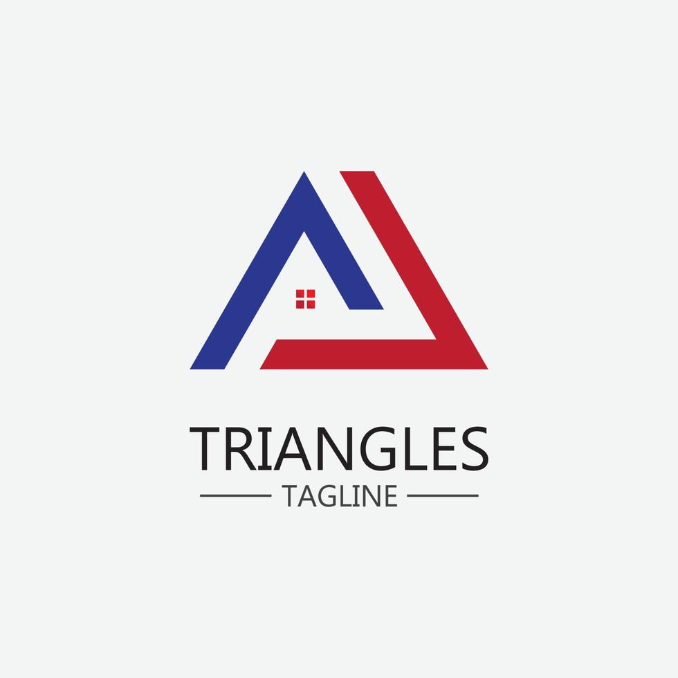 Triangle Icon Design vector