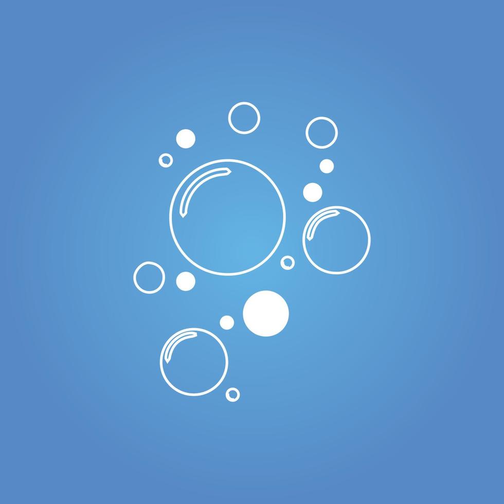 Bubble  icon vector