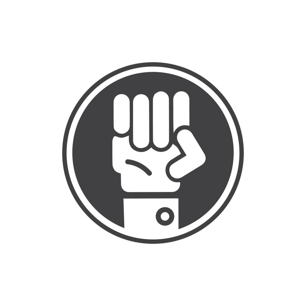 Hand gestures and sign language isolated vector