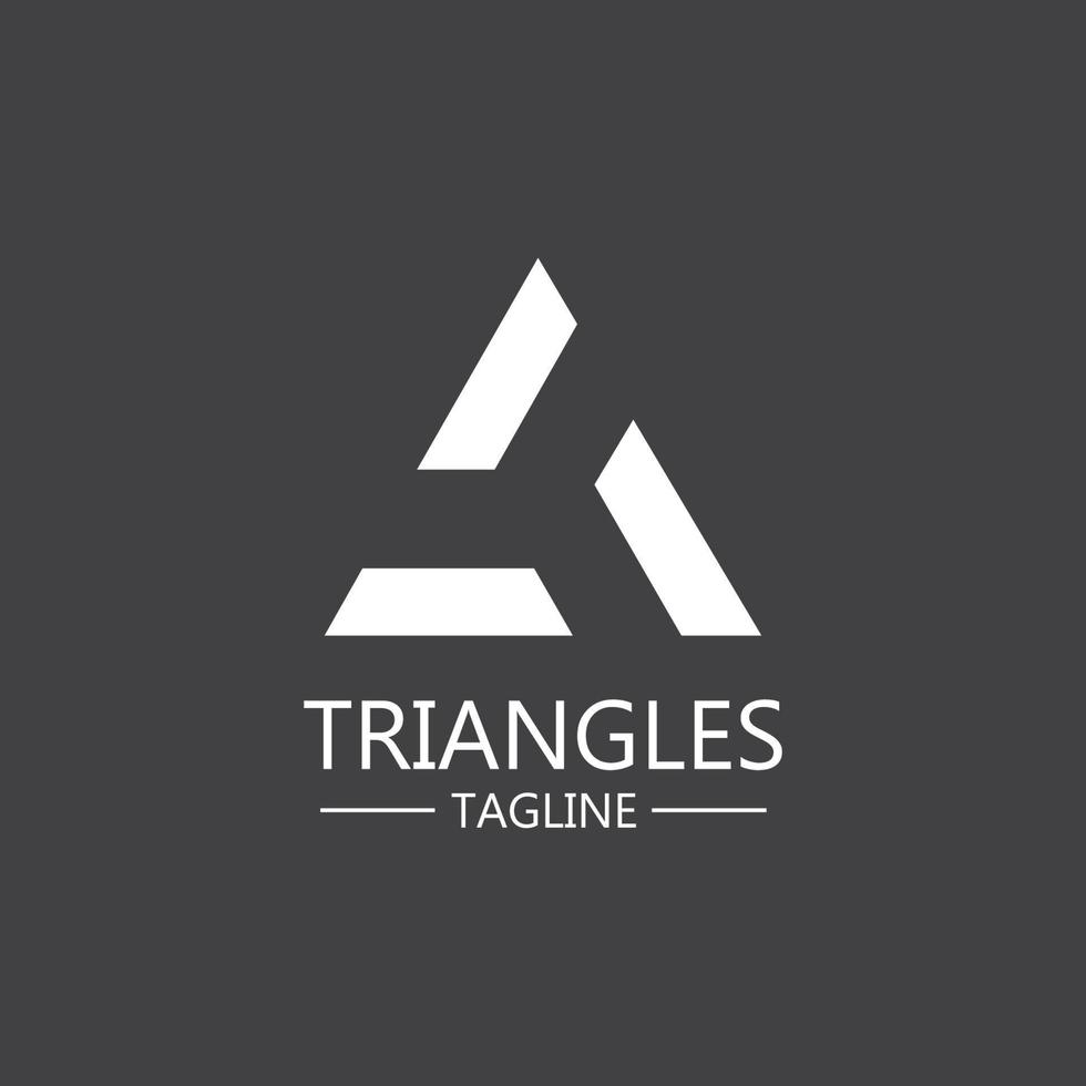 Triangle Icon Design vector