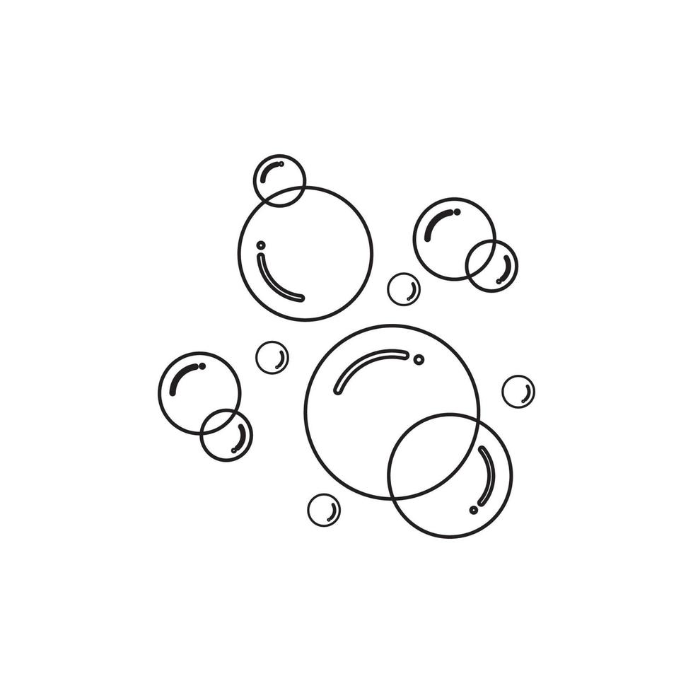 Bubble  icon vector