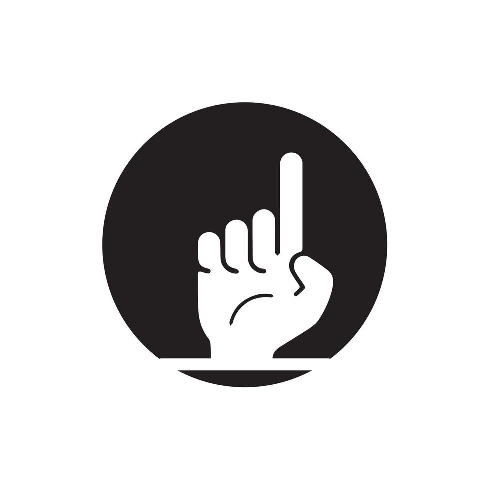 Hand gestures and sign language isolated vector