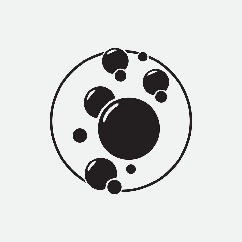 Bubble  icon vector