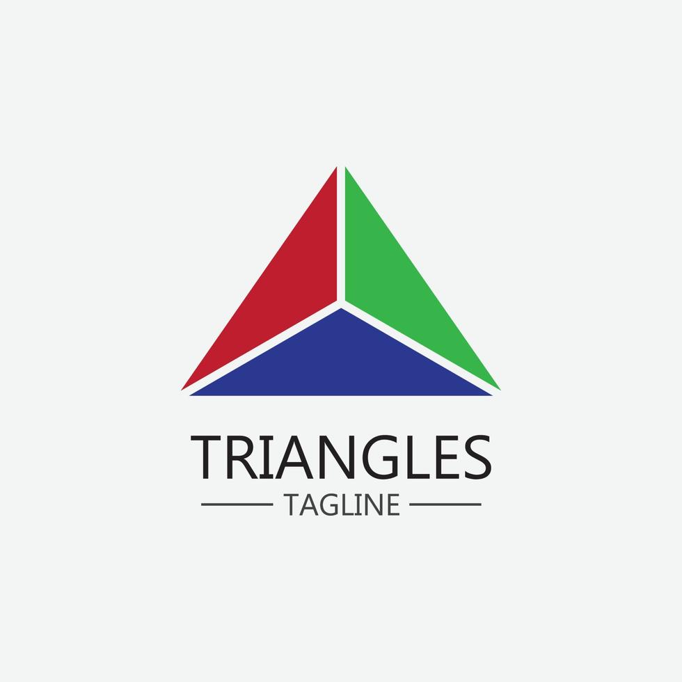 Triangle Icon Design vector