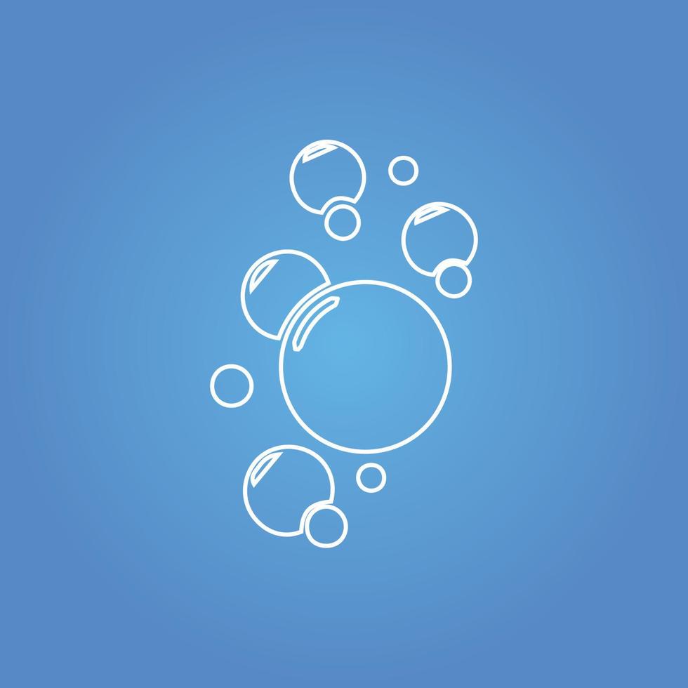 Bubble  icon vector