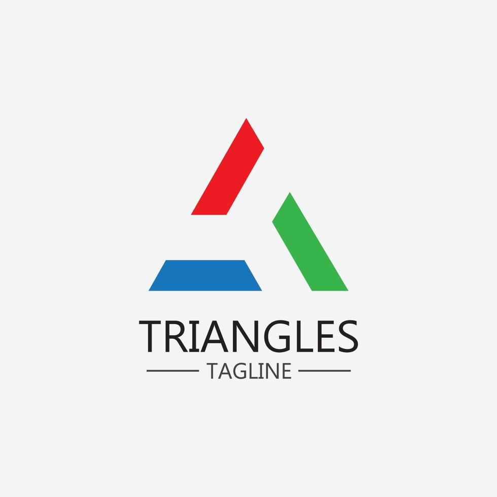 Triangle Icon Design vector