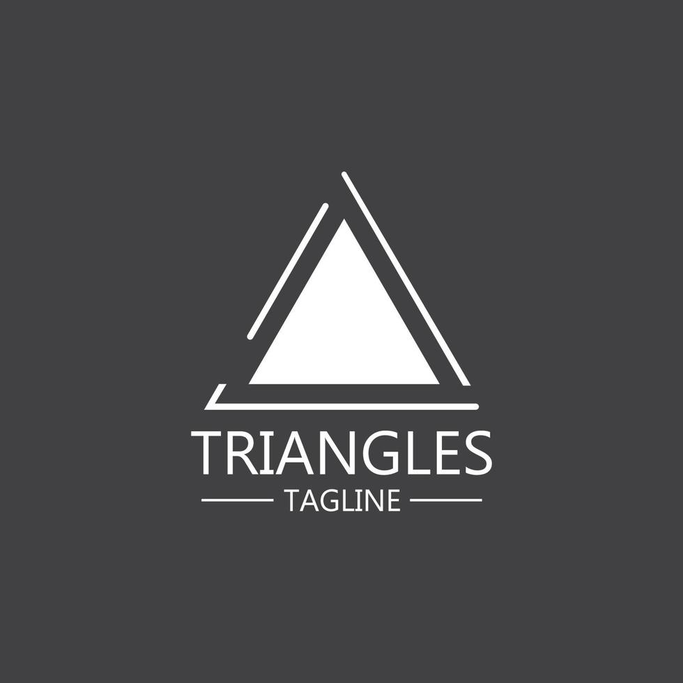 Triangle Icon Design vector