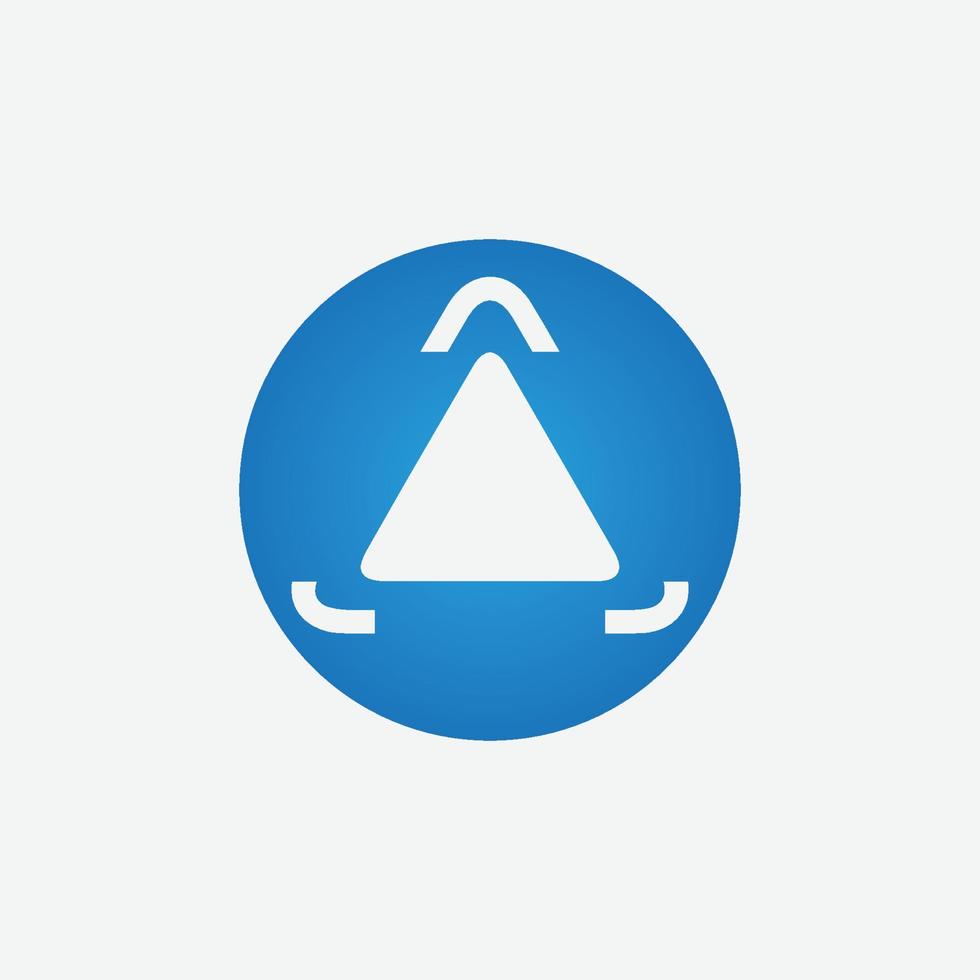 Triangle Icon Design vector