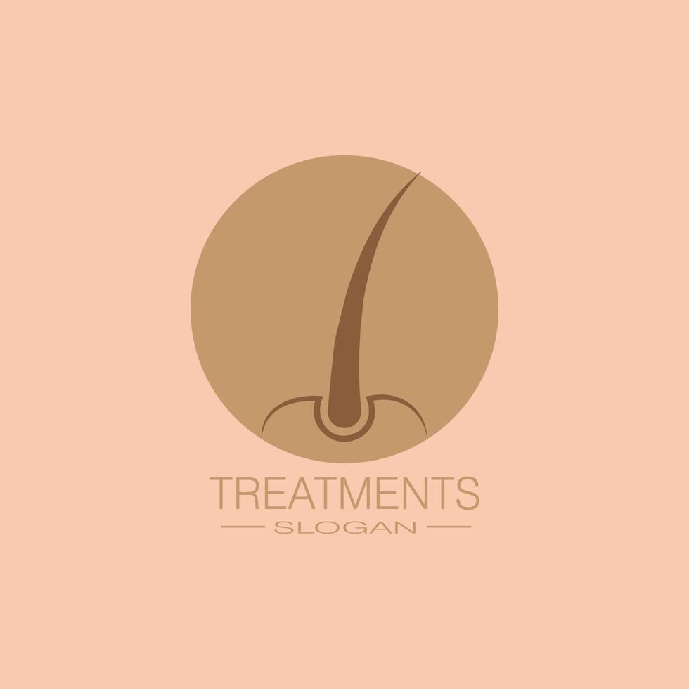 Hair treatments icon illustration vector