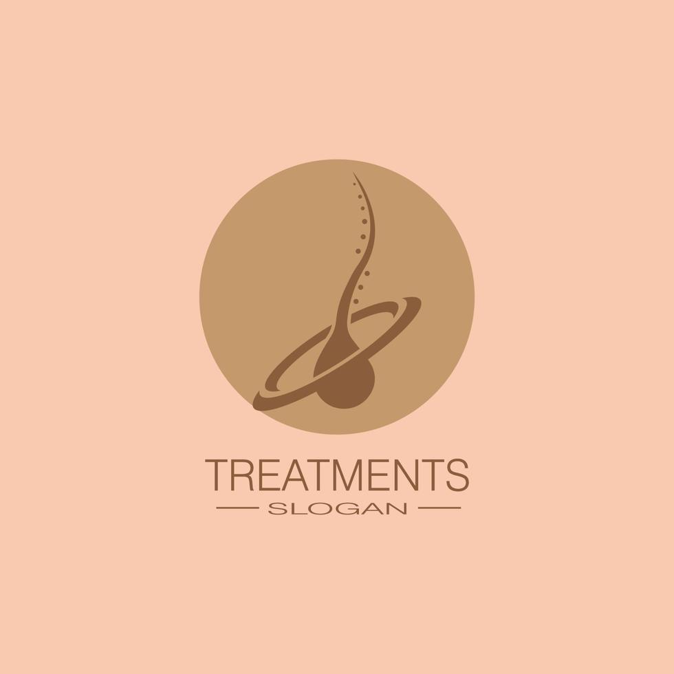 Hair treatments icon illustration vector