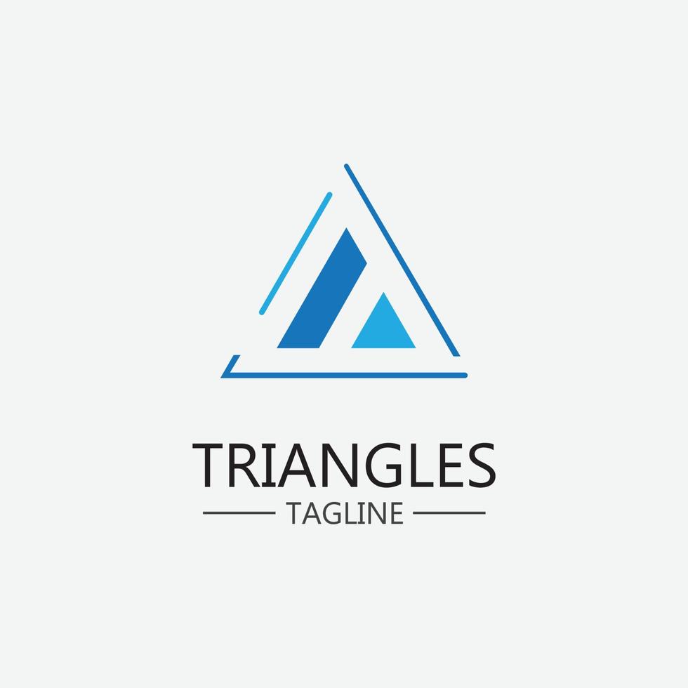 Triangle Icon Design vector