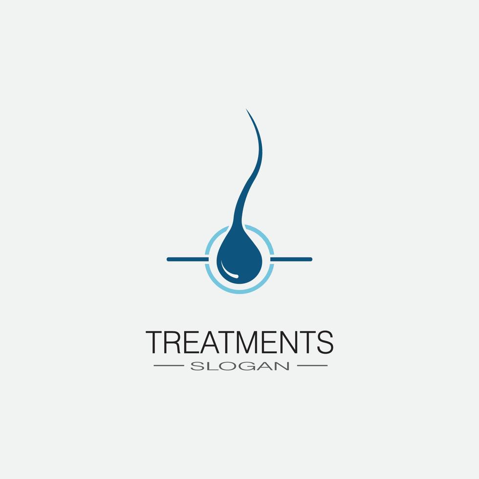 Hair treatments icon illustration vector