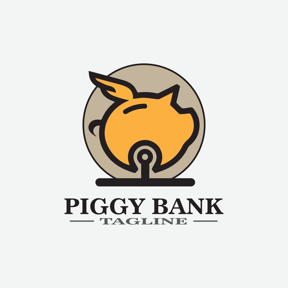 Cartoon pig Design illustration vector