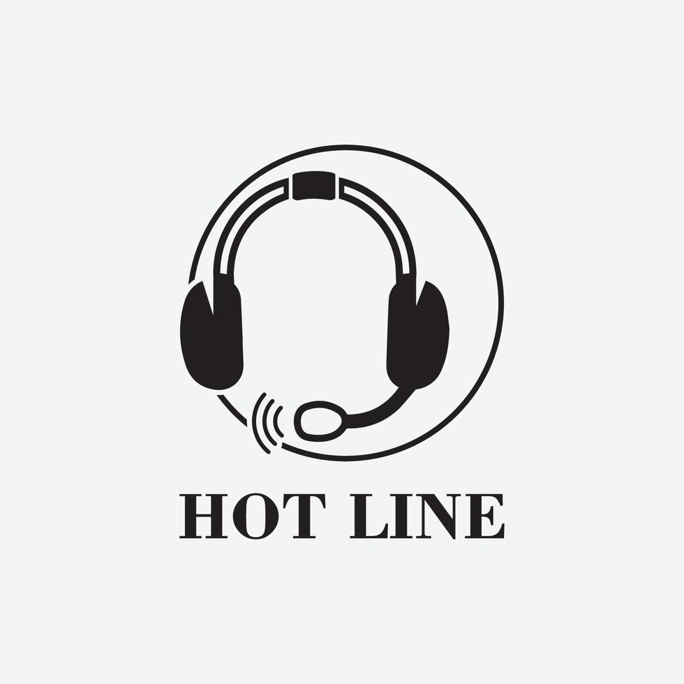call center icon vector