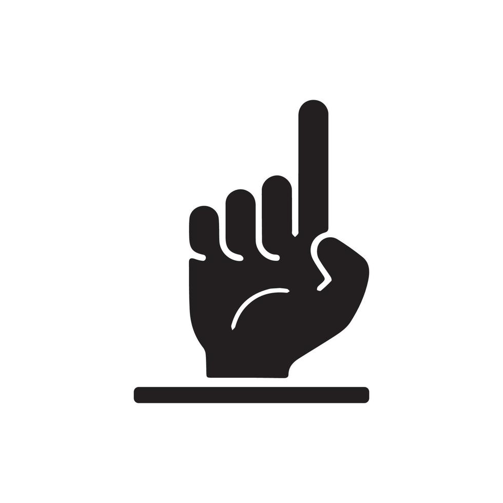 Hand gestures and sign language isolated vector