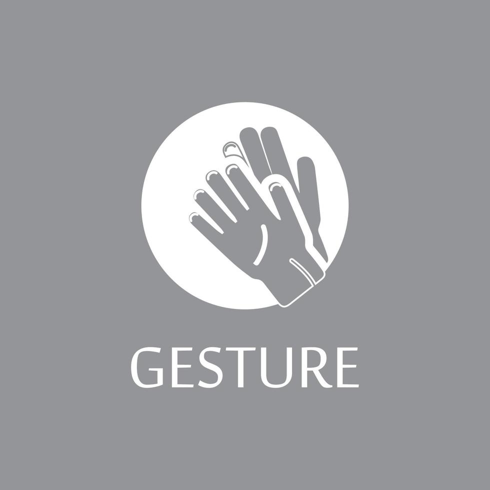Hand gestures and sign language isolated vector