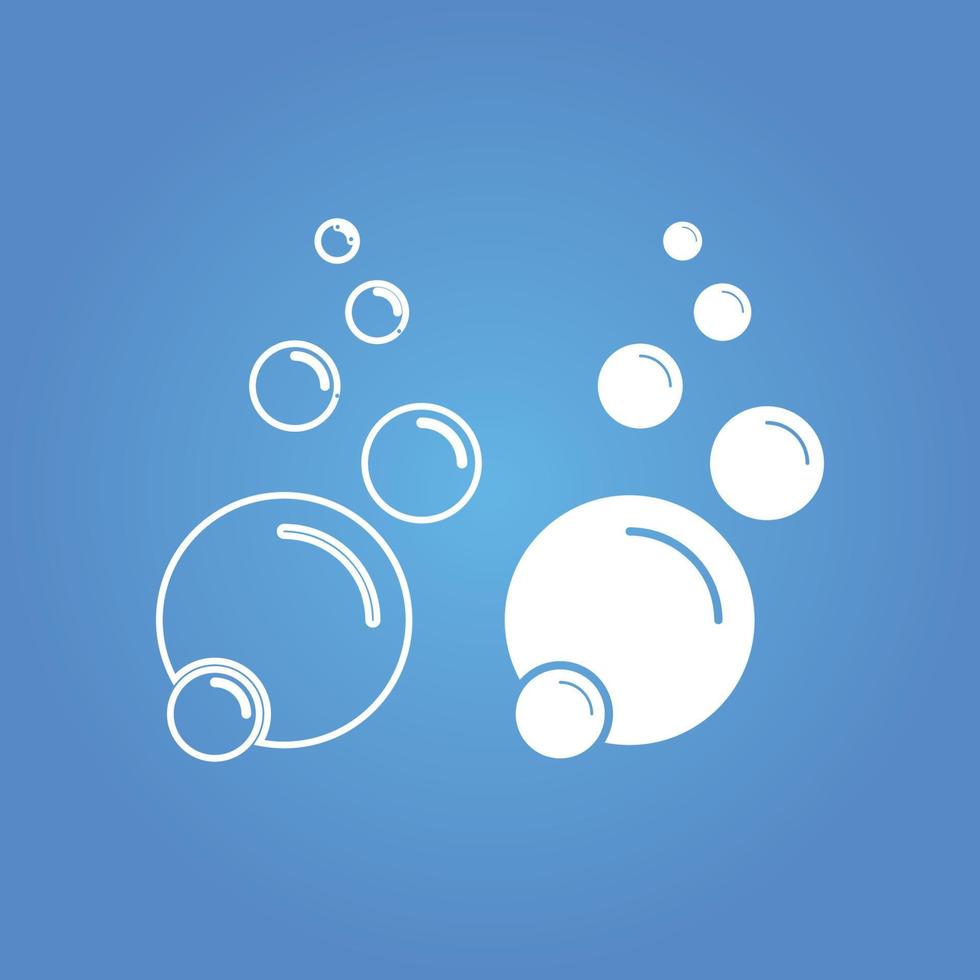 Bubble  icon vector