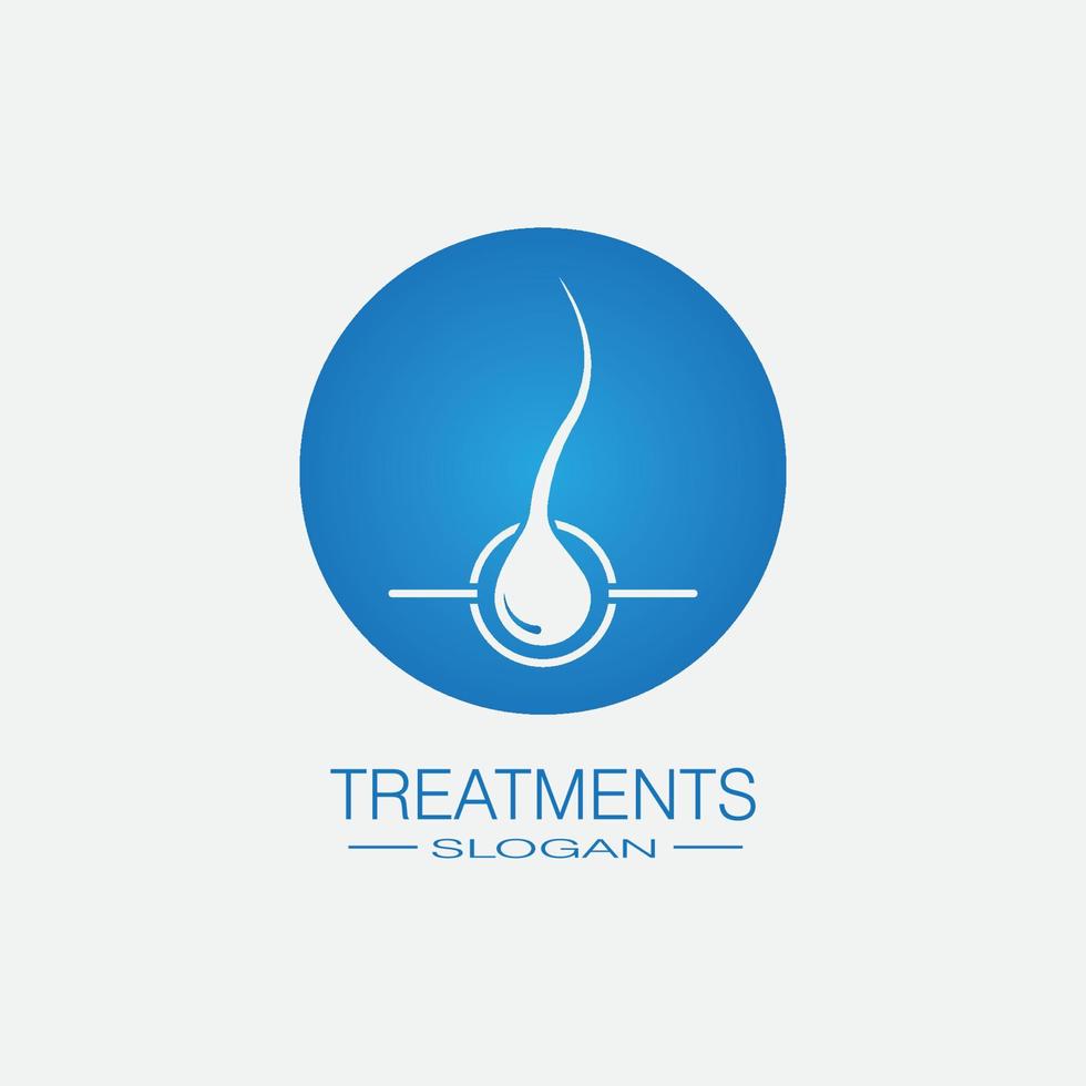 Hair treatments icon illustration vector