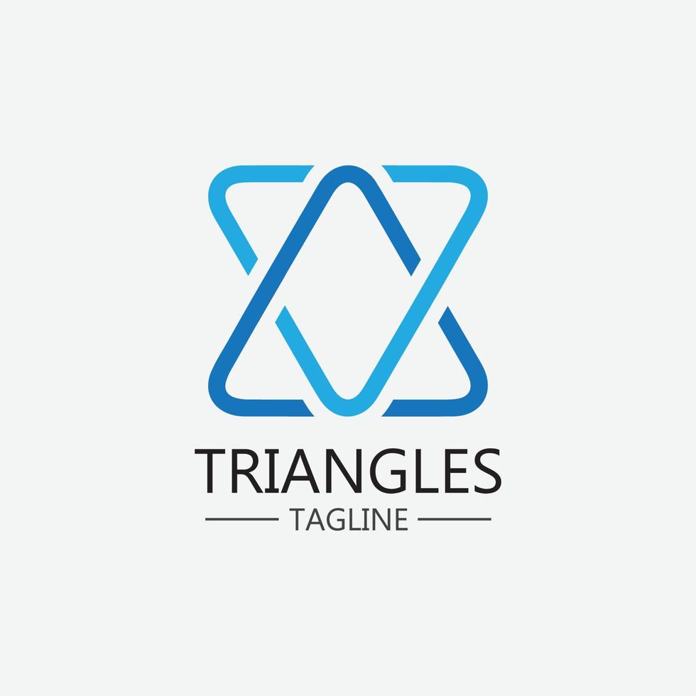 Triangle Icon Design vector