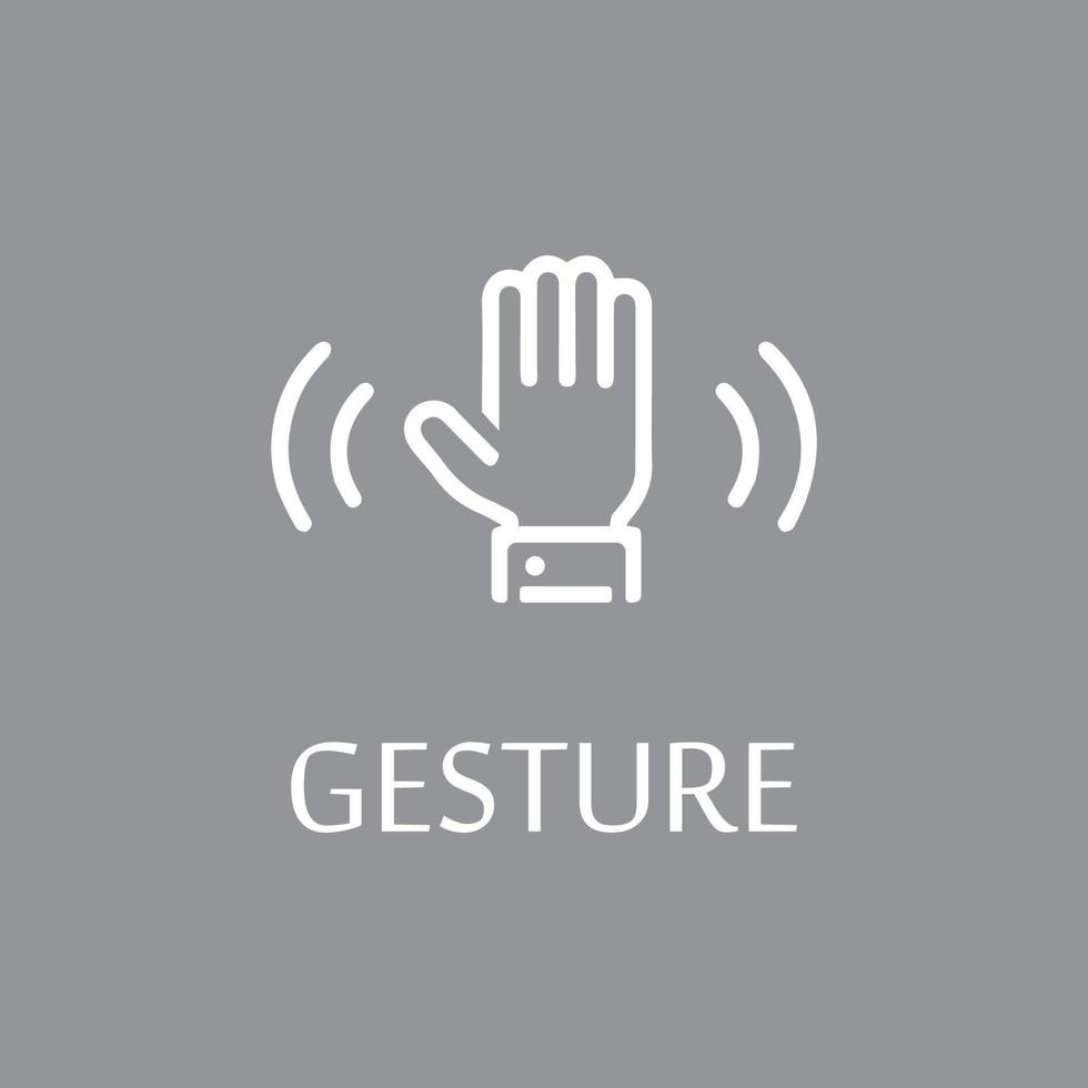 Hand gestures and sign language isolated vector