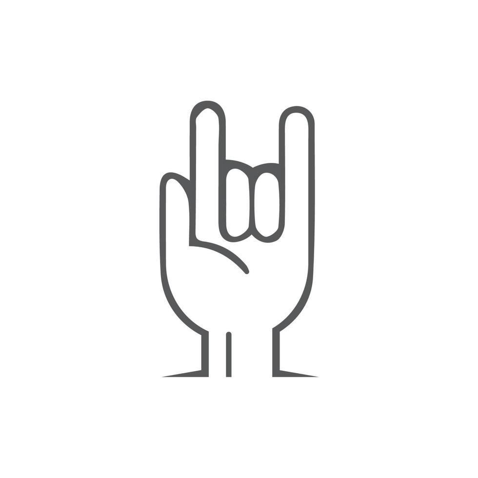 Hand gestures and sign language isolated vector