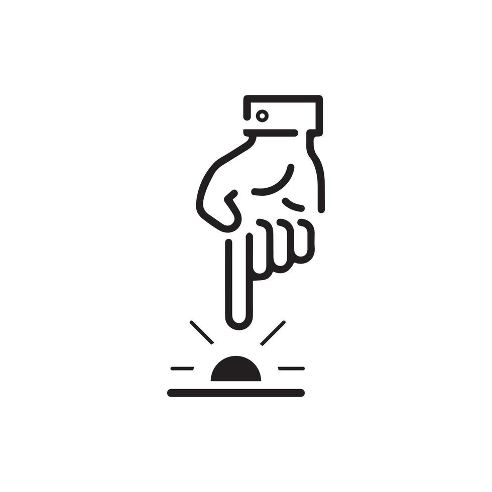 Hand gestures and sign language isolated vector
