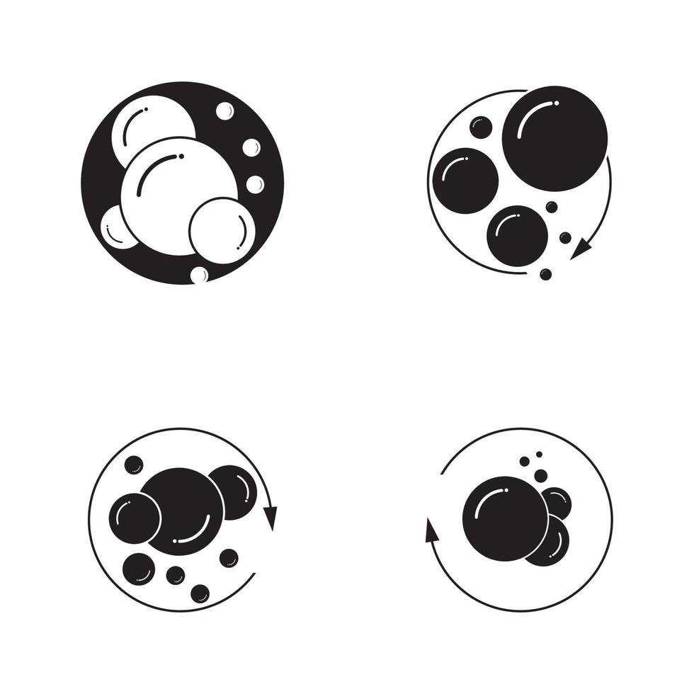 Bubble  icon vector