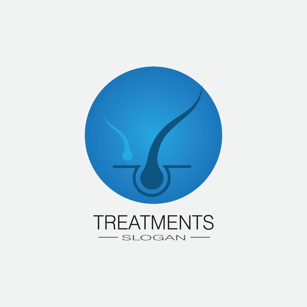 Hair treatments icon illustration vector