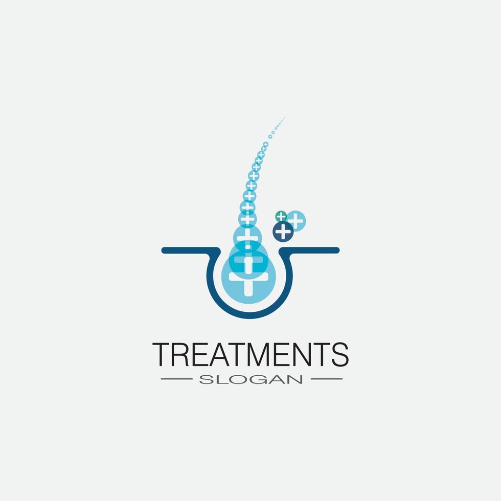 Hair treatments icon illustration vector