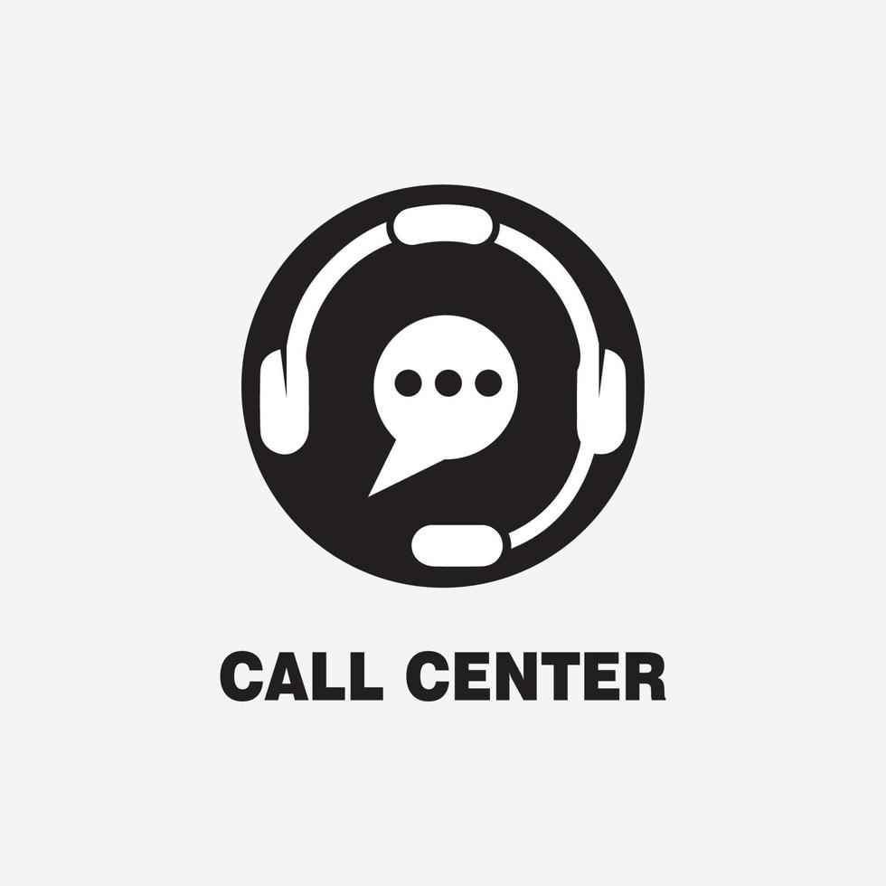 call center icon vector