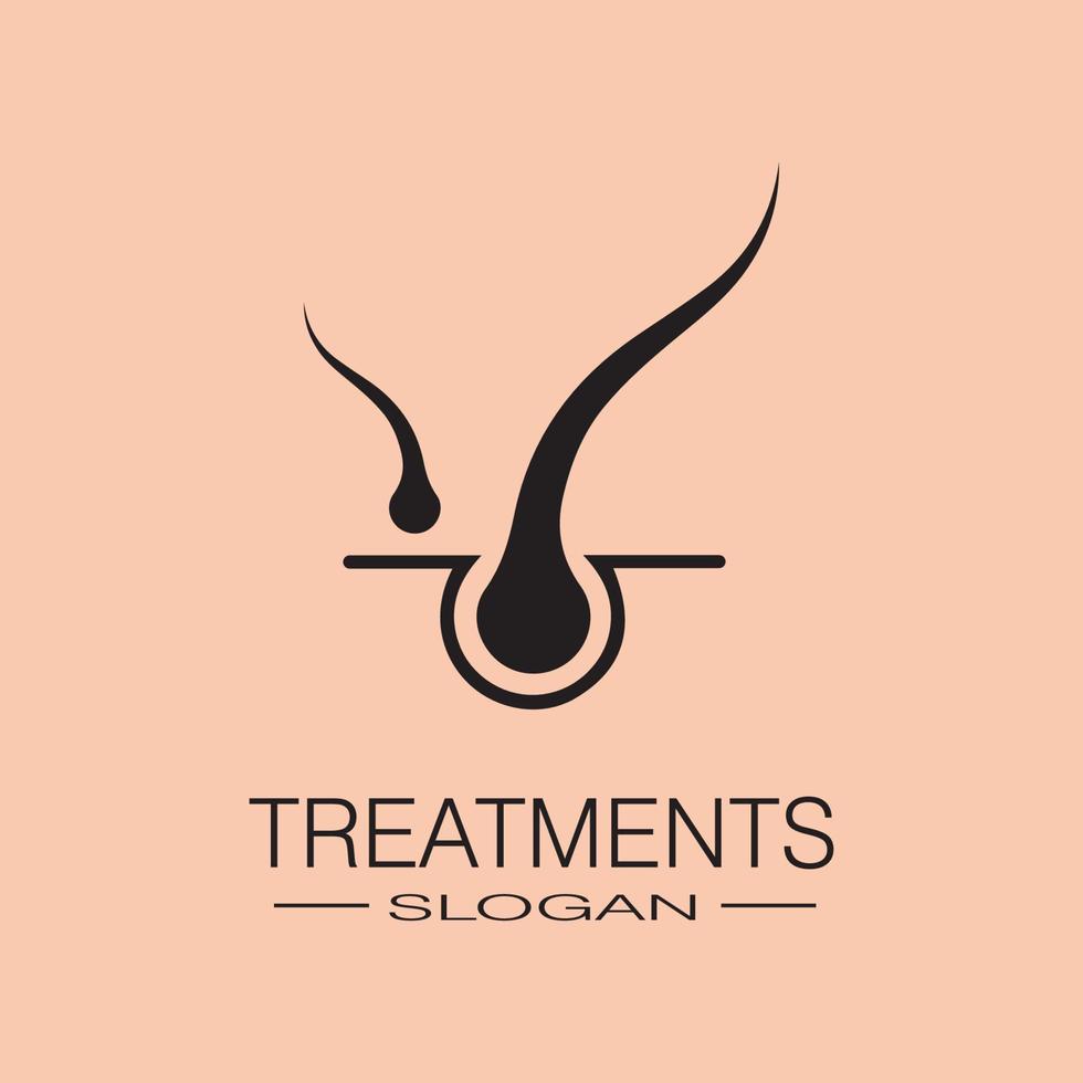 Hair treatments icon illustration vector