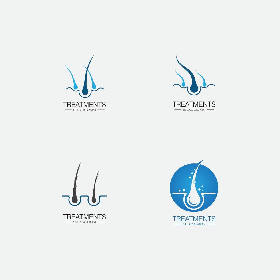 Hair treatments icon illustration vector