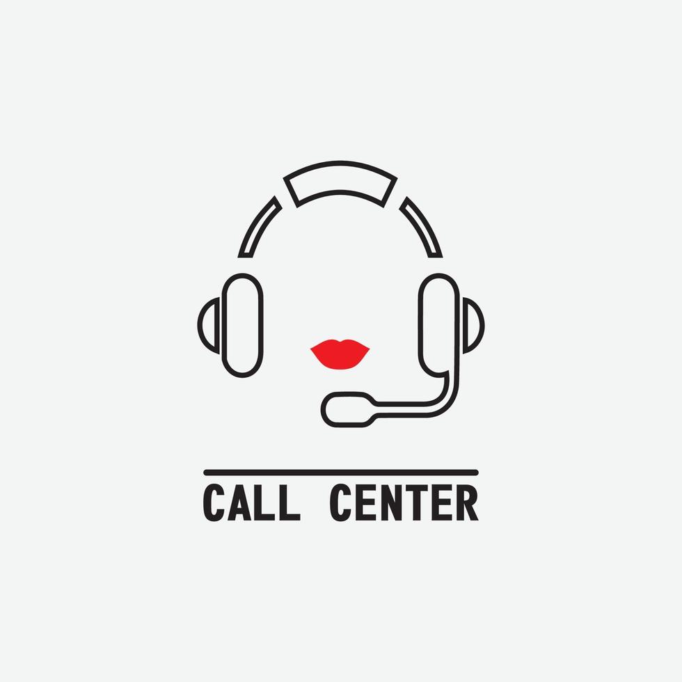 call center icon vector