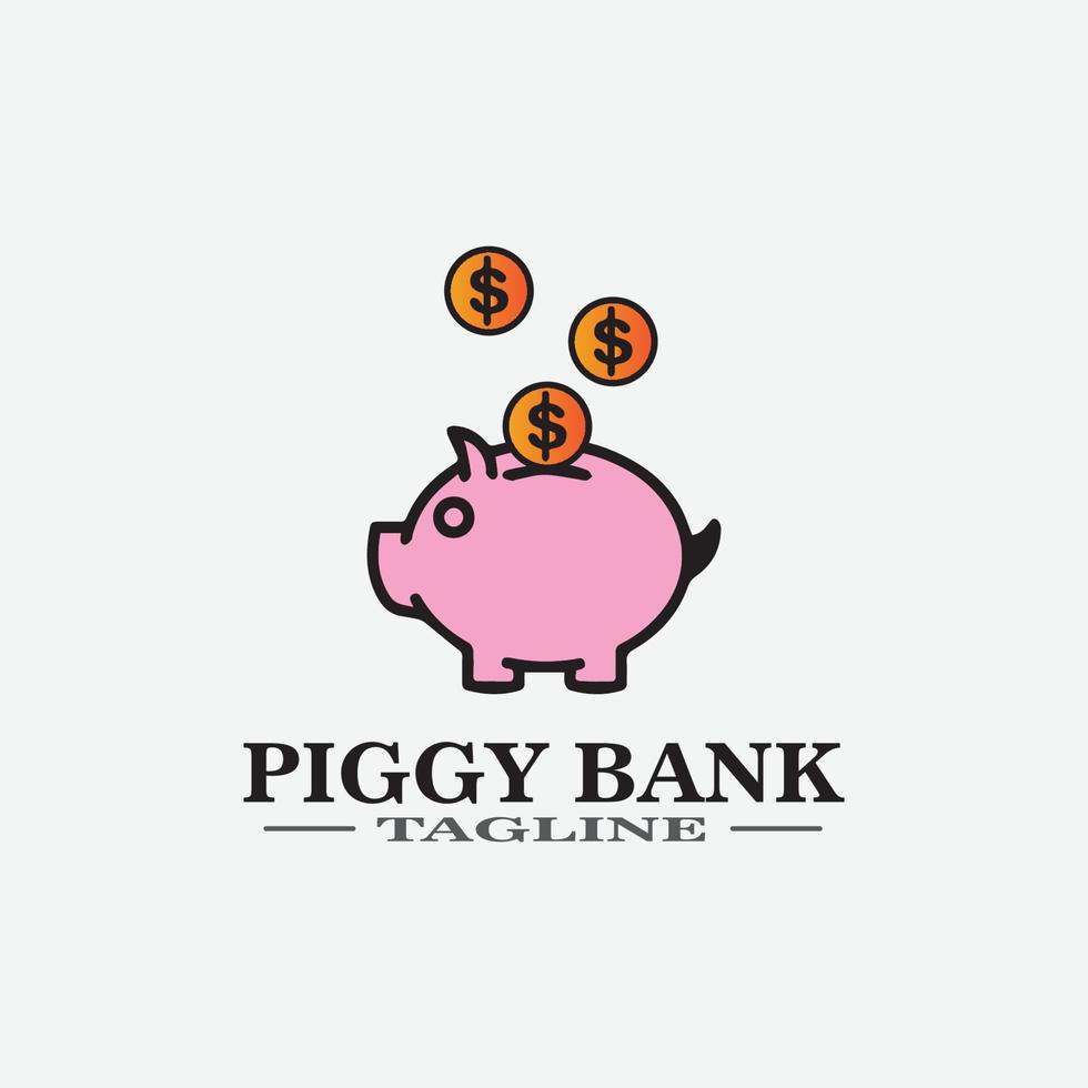 Cartoon pig Design illustration vector