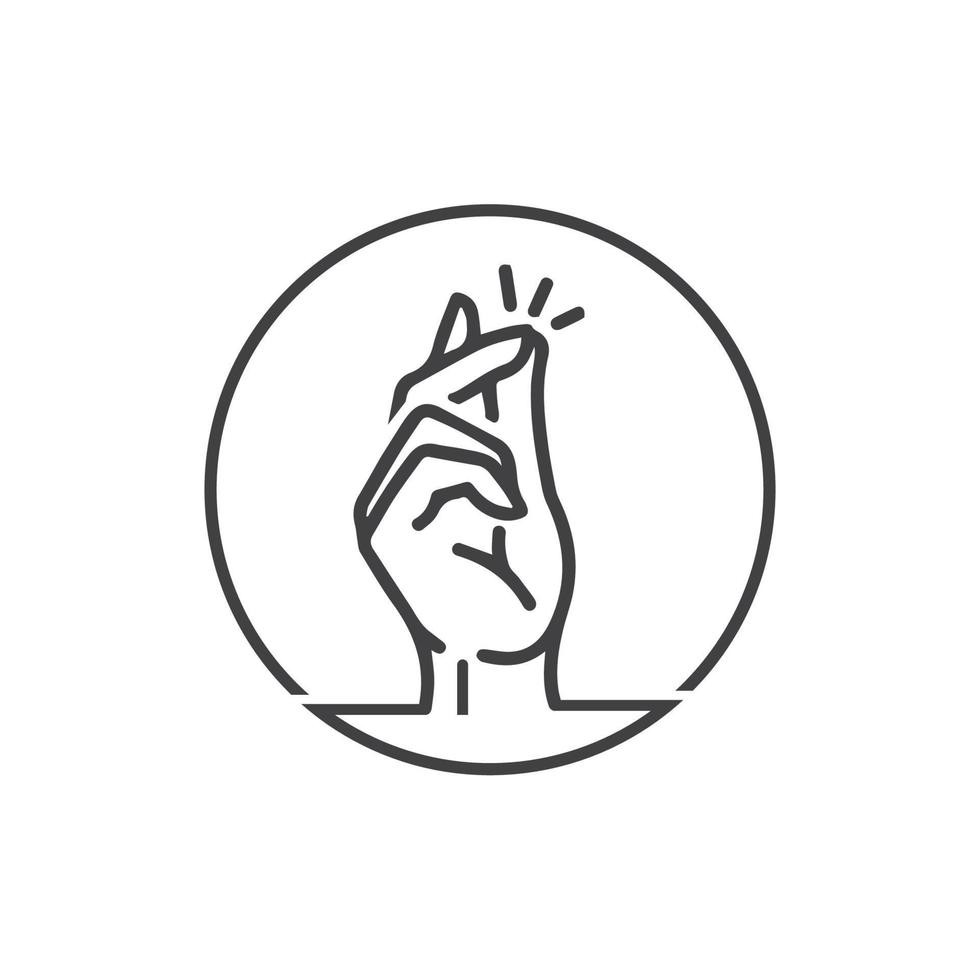 Hand gestures and sign language isolated vector