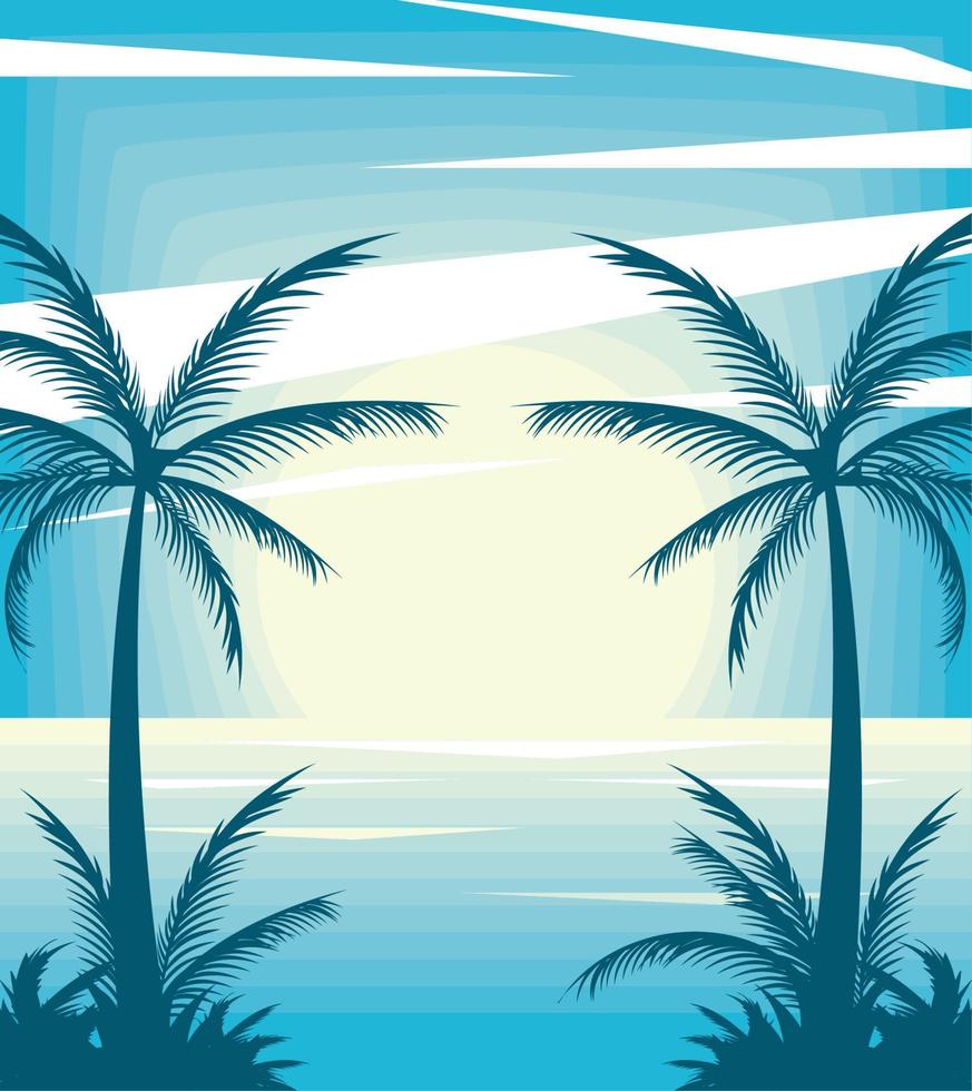 seascape beach scenic vector