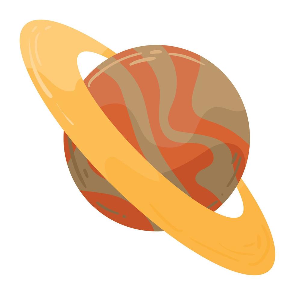 saturn space planet vector