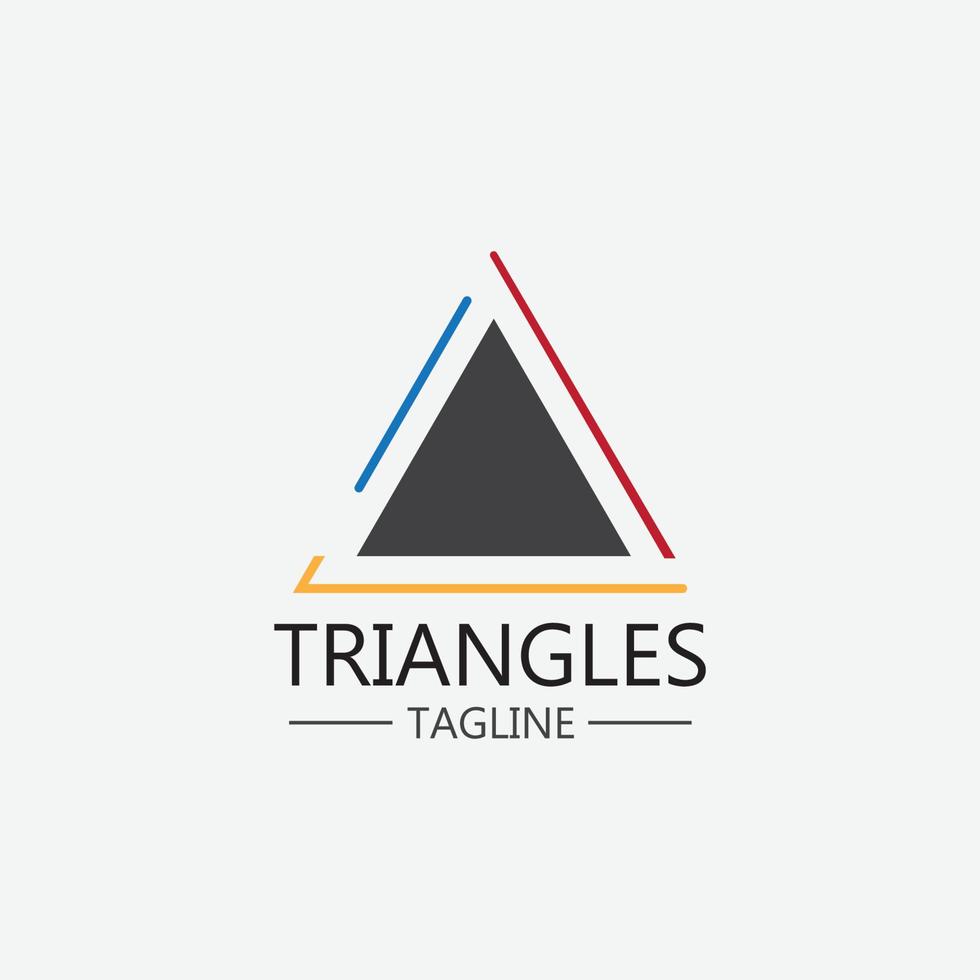 Triangle Icon Design vector