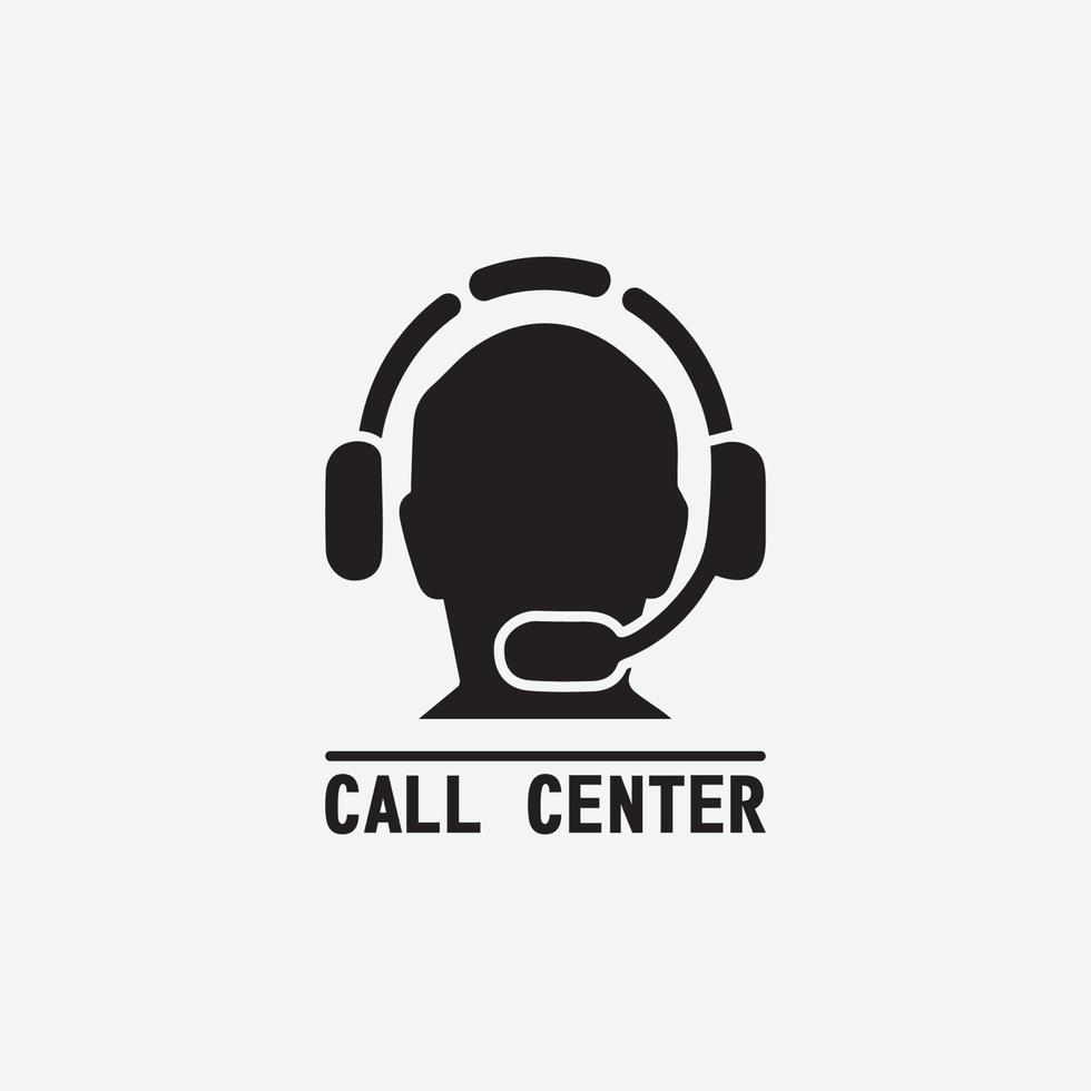 call center icon vector