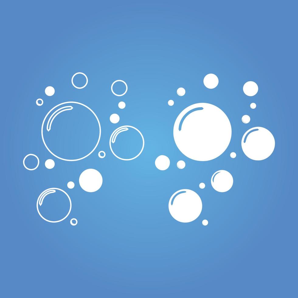 Bubble  icon vector